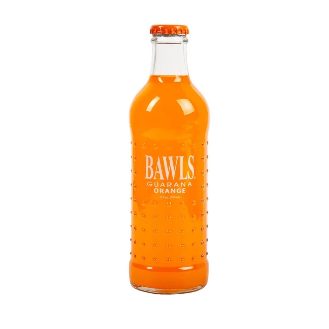 12 pack - Bawls Guarana Orange - Soda Pop (not for sale) from Bawls, TSAED, cases