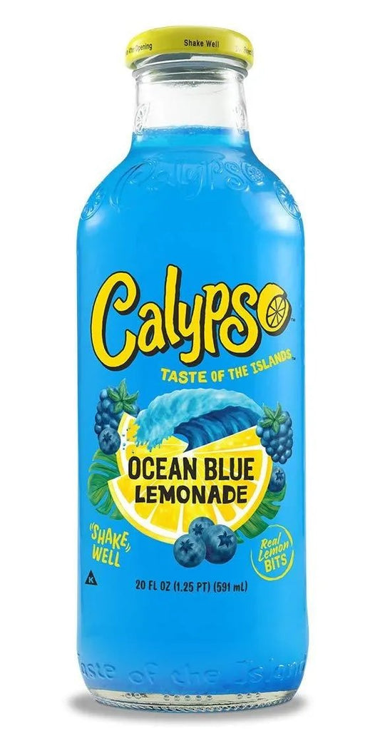 6 pack - Calypso Ocean Blue Lemonade - Soda Pop (not for sale) from Calypso, TSAED