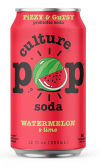 Thumbnail for Culture Pop Soda Watermelon & Lime - 6 pack