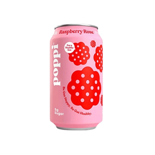 6 pack - Poppi Raspberry Rose