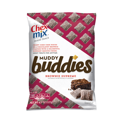 7 Pack Chex Mix Muddy Buddies Brownie Supreme (4.5 Oz) Snacks Chex Mix, Latest