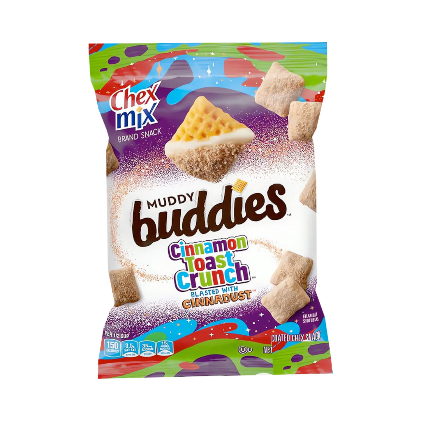 7 Pack Chex Mix Muddy Buddies Cinnamon Toast Crunch (4.5 Oz) Snacks Chex Mix, Latest