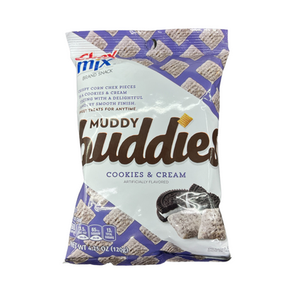 7 Pack Chex Mix Muddy Buddies Cookies & Cream (4.5 Oz) Snacks Chex Mix, Latest