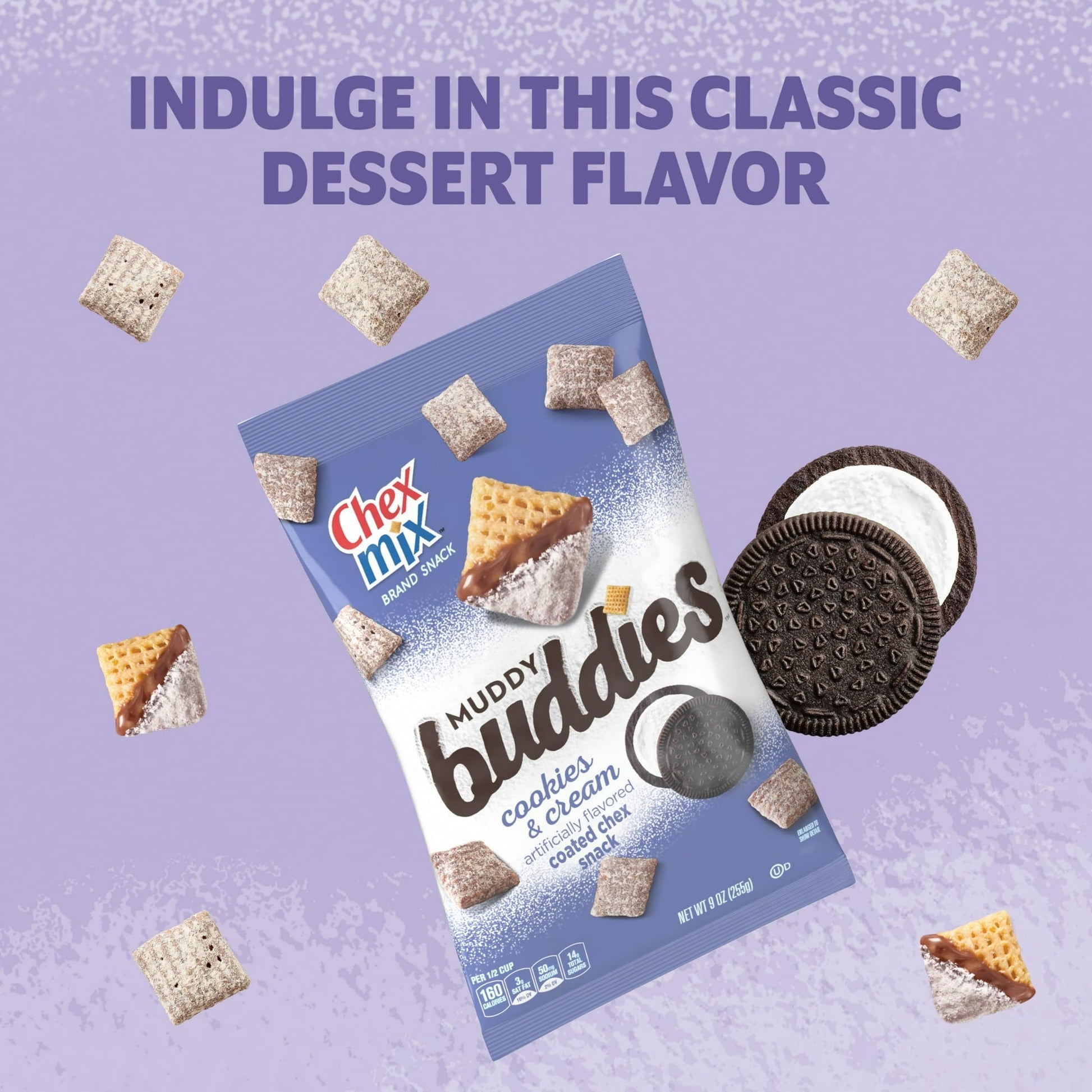 7 Pack Chex Mix Muddy Buddies Cookies & Cream (4.5 Oz) Snacks Chex Mix, Latest