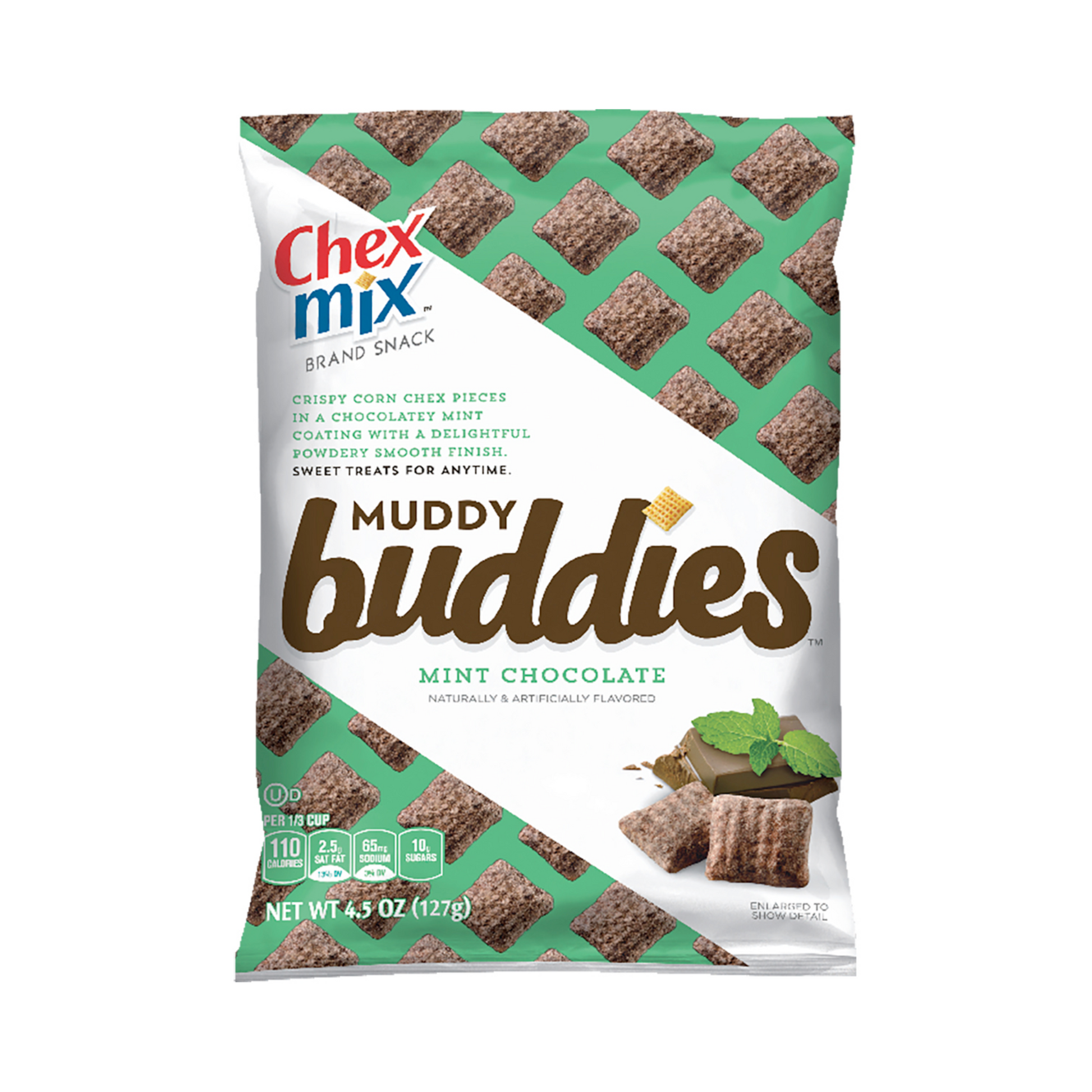 7 Pack Chex Mix Muddy Buddies Mint Chocolate (4.5 Oz) Snacks Chex Mix, Latest