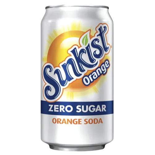 6 Pack Sunkist Zero Sugar Orange Soda Soda Pop (not for sale) Sunkist, Cases, 6 Pack
