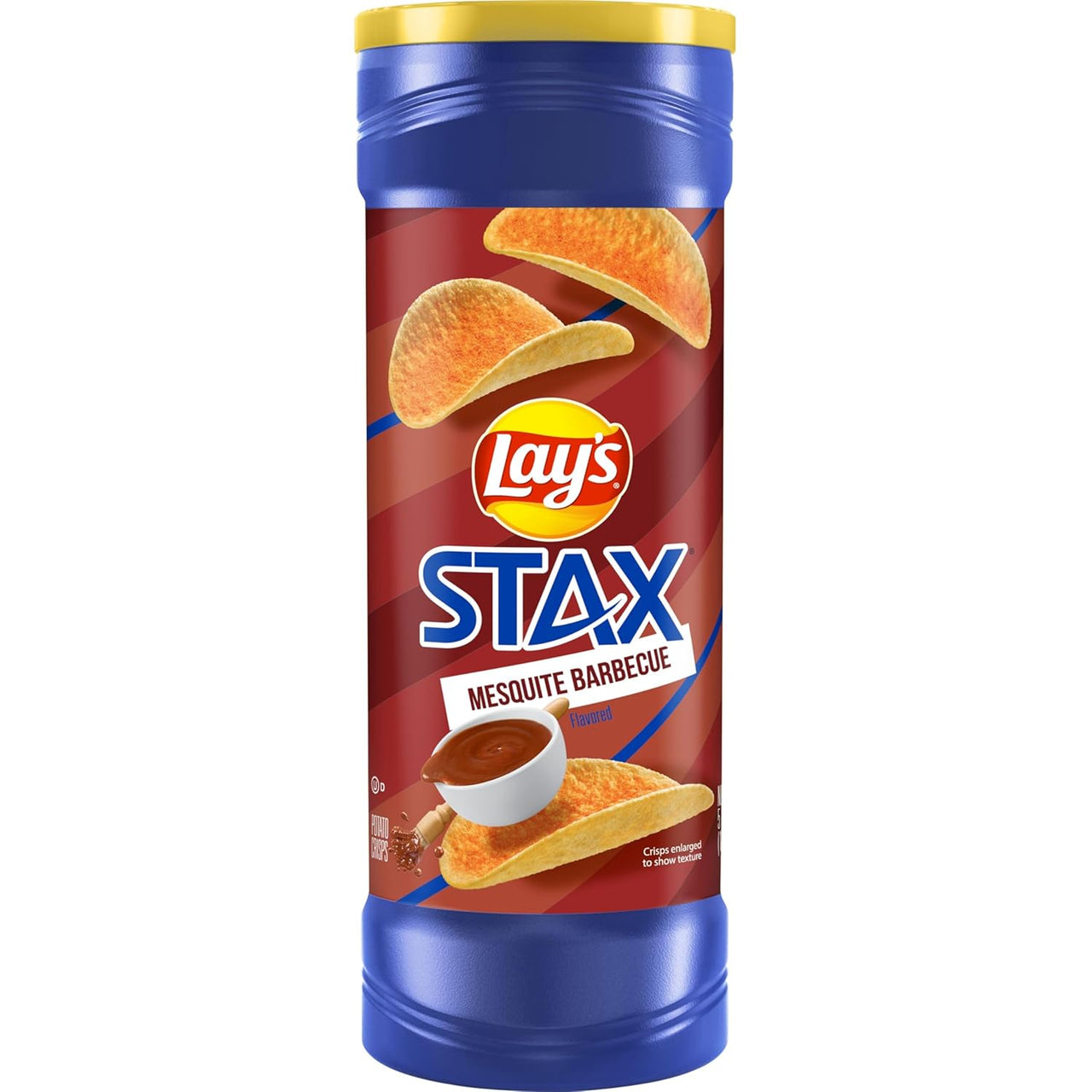 Lay's Stax Mesquite Barbecue Flavored Potato Crisps, 156g