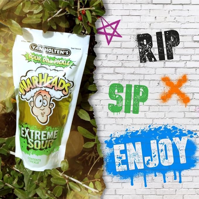 Van Holten's Warheads Extreme Sour Dill Pickle