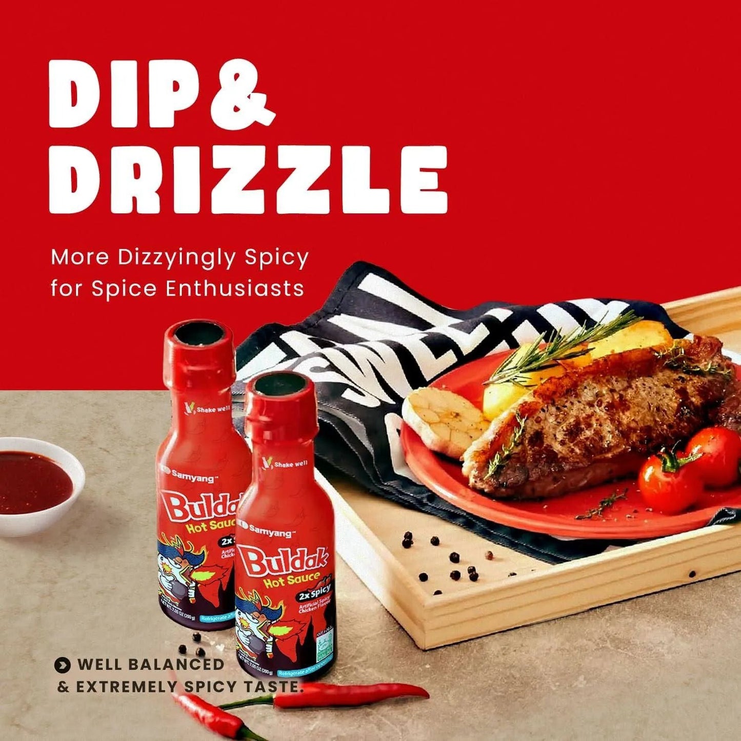 SAMYANG Buldak Hot Sauce 2x Spicy