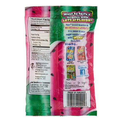 Rips HB Gummy Strips Watermelon (12 Pack X 4Oz) - Gummies from Rips HB Gummy, Trending