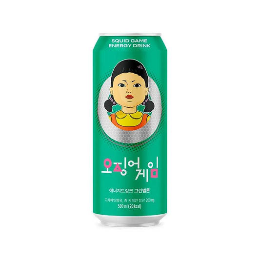 Squid Game Energy Drink - Melon Flavor Can (500mL) Soda Pop Squid Games , trending products, Latest Products