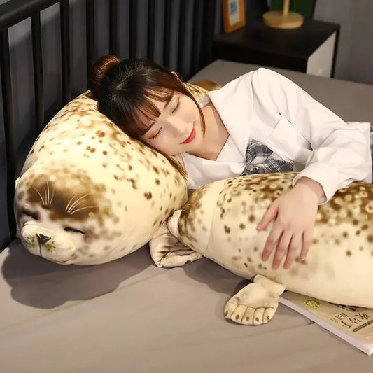 Sleeping Sea Lion Plush Pillow Quirky Stuff (not for sale) Sleeping Sea Lion Plush Pillow