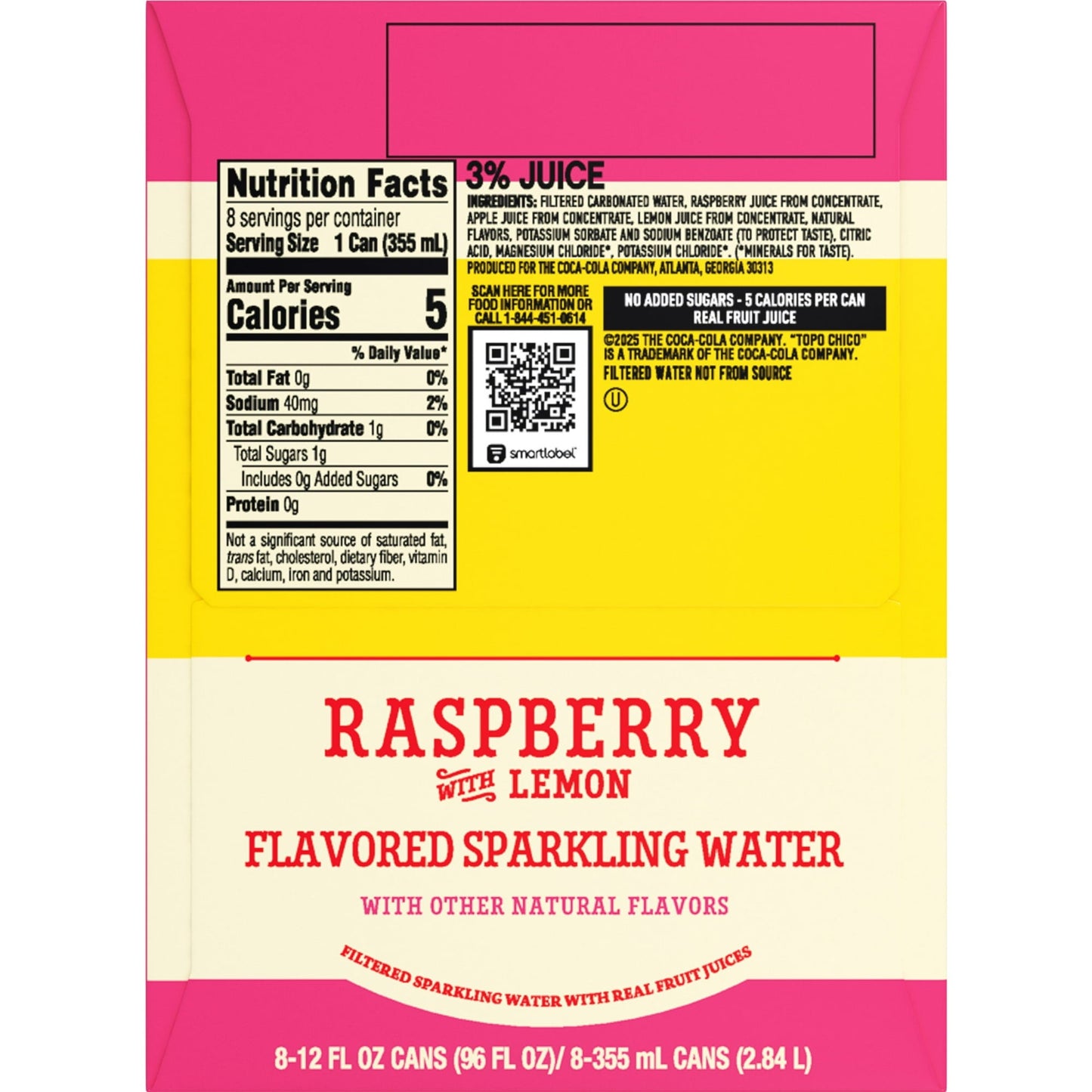 8 Pack Topo Chico Raspberry With Lemon Flavor Cans (12 Oz) Soda Pop Topo Chico, Latest Products, trending
