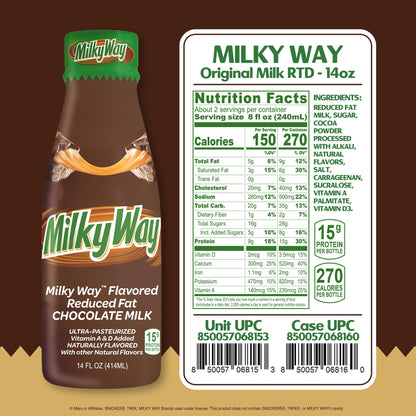 12 Pack MilkyWay Chocolate Milk Drink, 414ml Drink Mixes Milkyway, Trending, Latest Products
