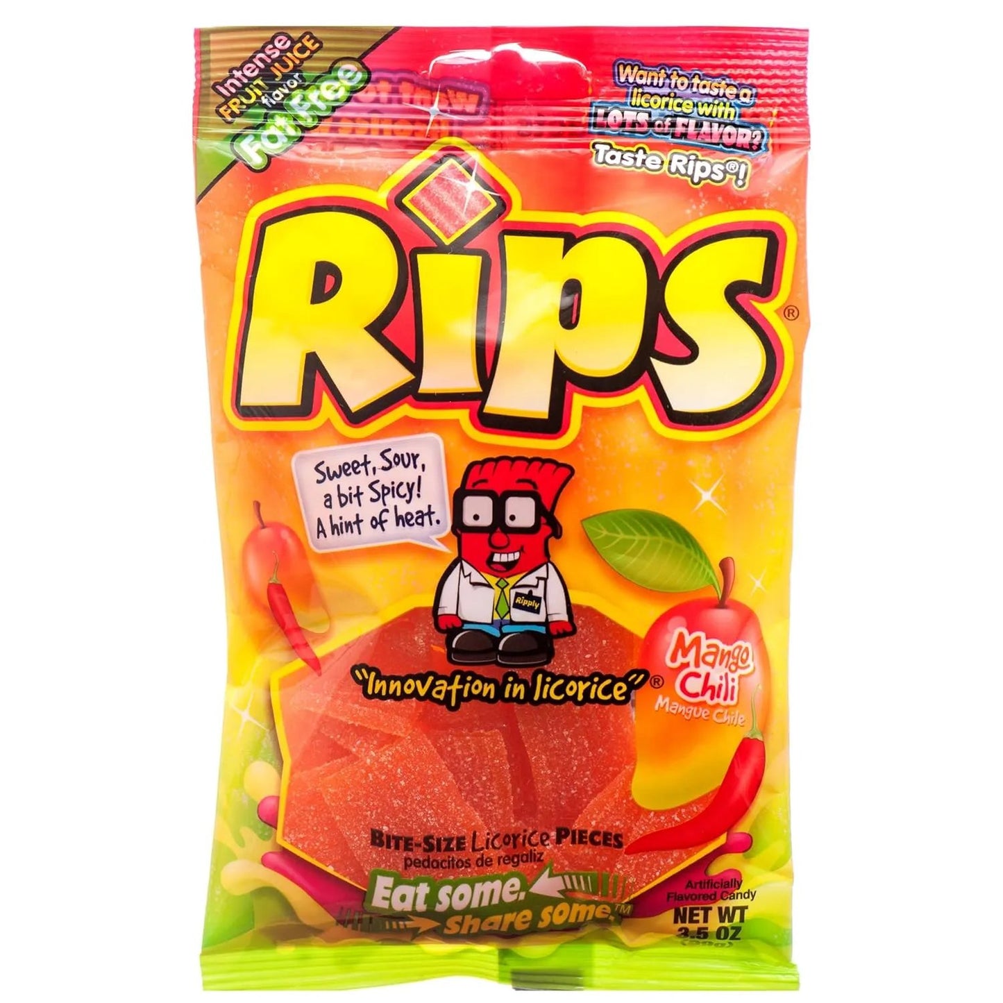 Rips HB Gummy Strips Mango Chilli (12 Pack X 4Oz) - Gummies from Rips HB Gummy, Trending