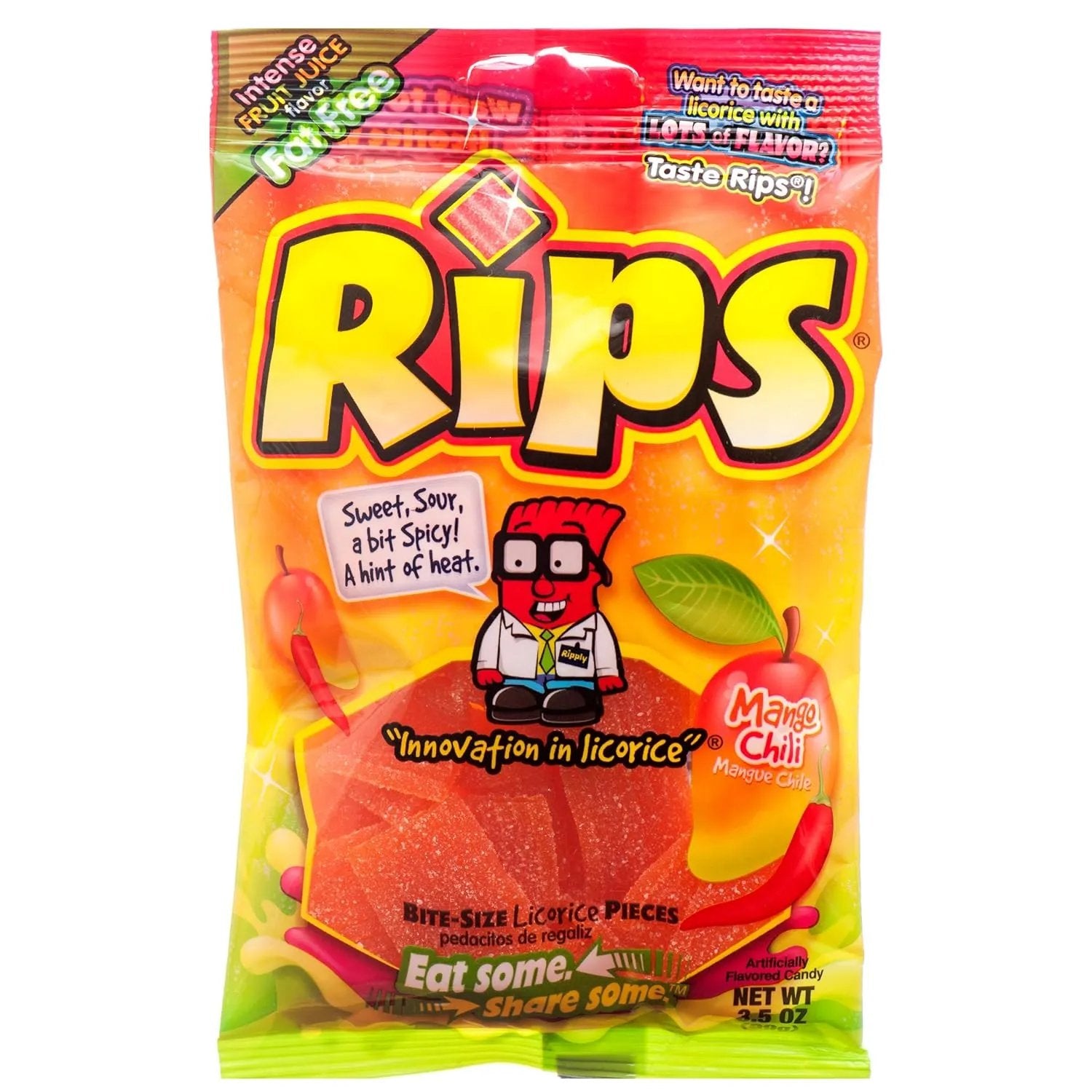 Rips HB Gummy Strips Mango Chilli (12 Pack X 4Oz) - Gummies from Rips HB Gummy, Trending