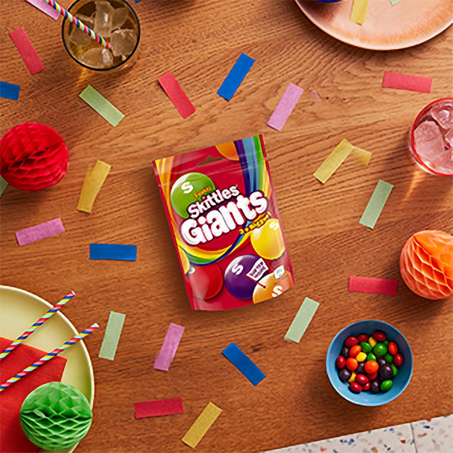 Skittles Giants Fruits (UK) 132g Candy Skittles, trending products, Latest