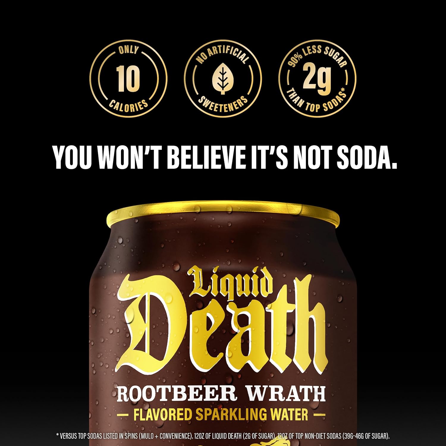 24 Pack Liquid Death Rootbeer Wrath Flavor Cans (12 Oz) Soda Pop (not for Sale) Mundet, latest