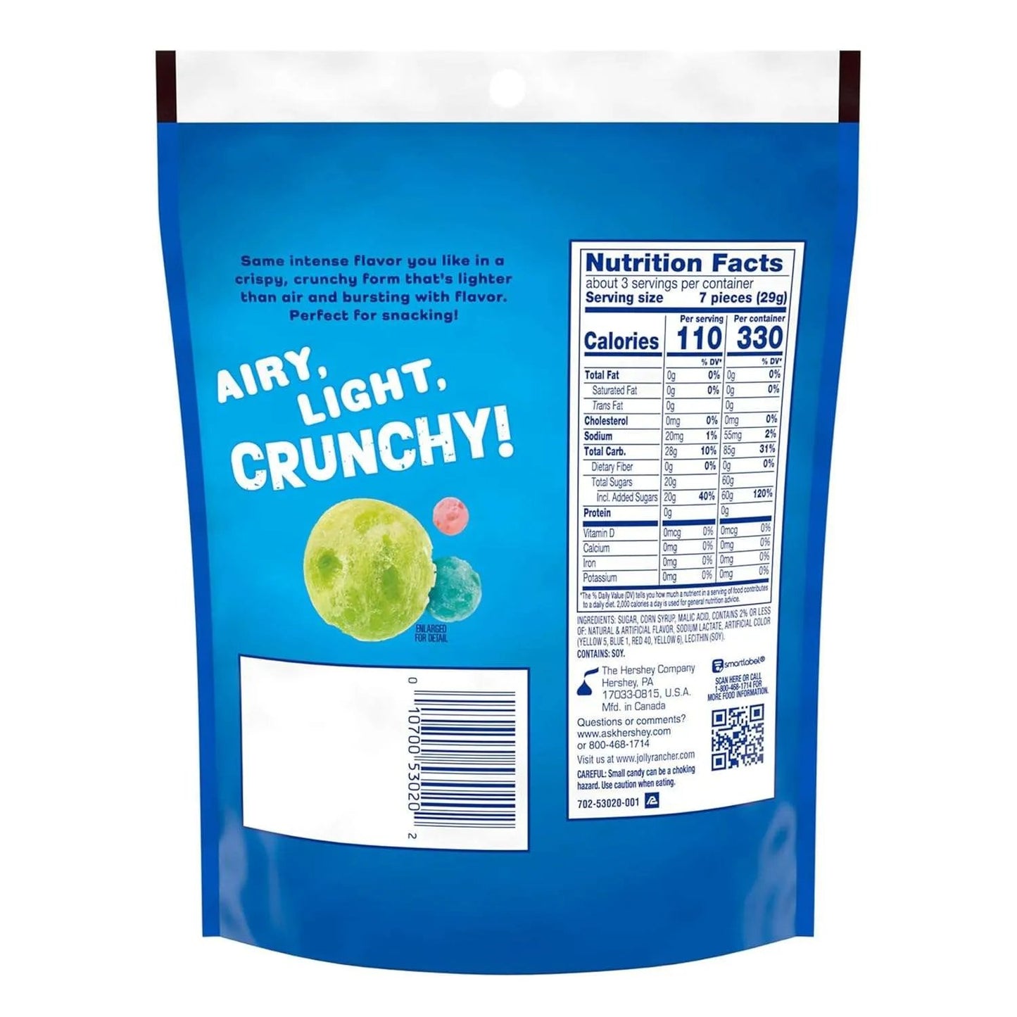 JOLLY RANCHER Freeze Dried Original Fruit Flavored Candy Bag - candy (not for sale) from Jolly Ranchers, TSARC, TSASN&CH