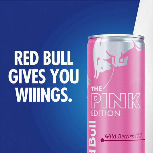 Red Bull Usa Drink Pink Edition - Wild Berries 12 Pack - Soda Pop from Redbull, Trending, Latest Products