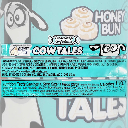 Cow Tale Sticks Honey Bun (28g) Chocolate Cow Tale Sticks, Trending, trending products