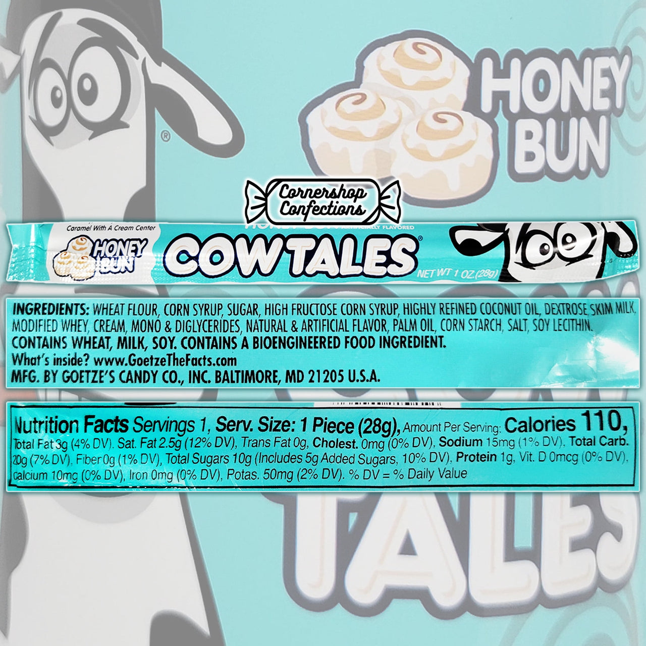 Cow Tale Sticks Honey Bun (28g)