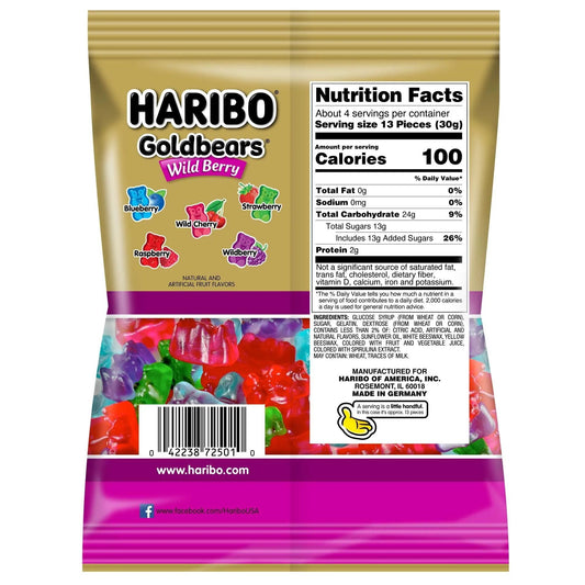 Haribo Goldbear Wildberry (142g) - Gummies from Haribo, Trending, trending products