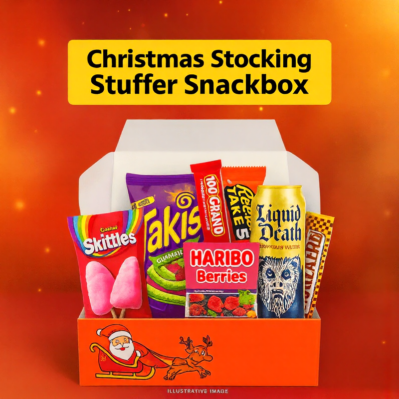 Christmas Stocking Stuffer Snackbox (9+ Snacks Inside) Snackbox Snack Attack