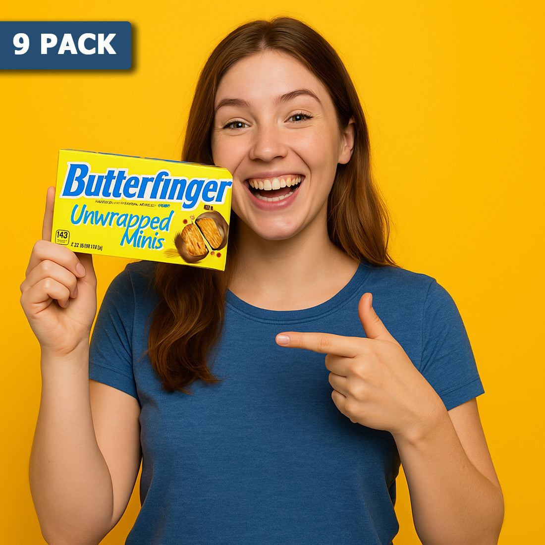 9 PACK Butterfinger Minis Chocolate Bar (2.8Oz) Chocolate Butterfinger, Latest Products, Trending