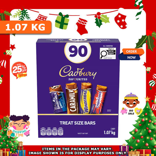 90 Pack Cadbury Halloween Treat-Sized Pack Candy Bars 1.07Kg Candy Cadbury ,Trending Products