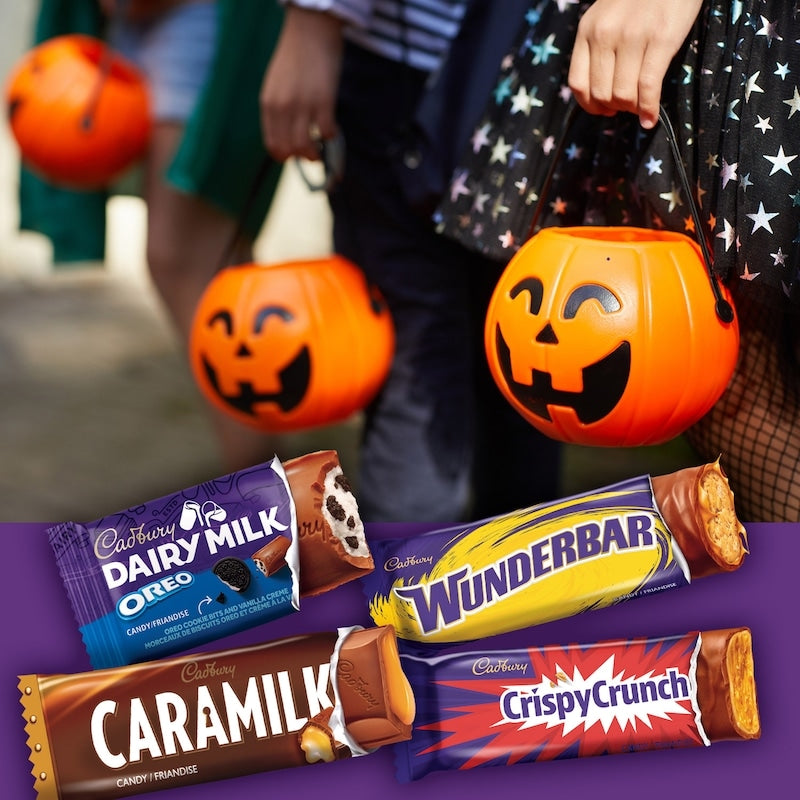 90 Pack Cadbury Halloween Treat-Sized Pack Candy Bars 1.07Kg Candy Cadbury ,Trending Products