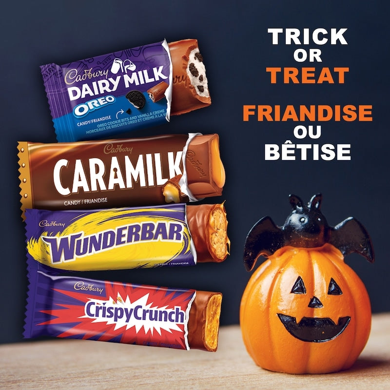 90 Pack Cadbury Halloween Treat-Sized Pack Candy Bars 1.07Kg Candy Cadbury ,Trending Products