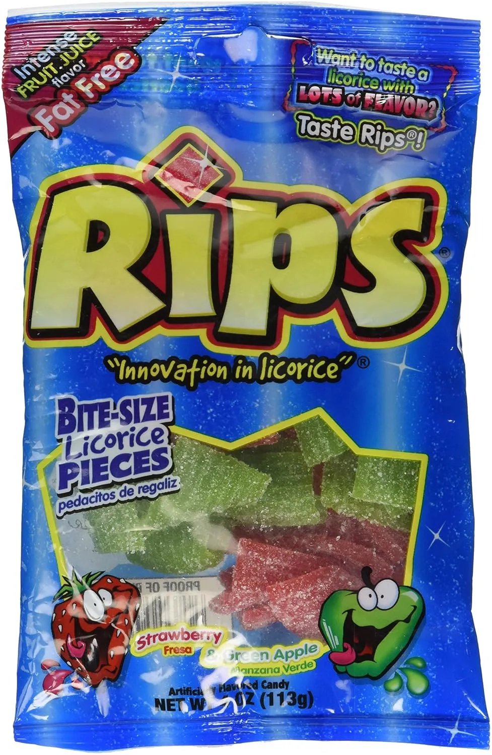 Rips HB Gummy Strips Strawberry Apple (12 Pack X 4Oz) - Gummies from Rips HB Gummy, Trending