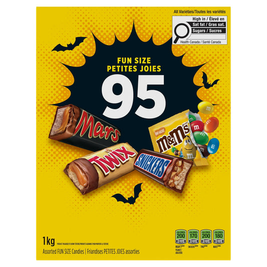95 Pack Mars Halloween Assorted Chocolate Candies 1Kg Candy Mars ,Trending Products