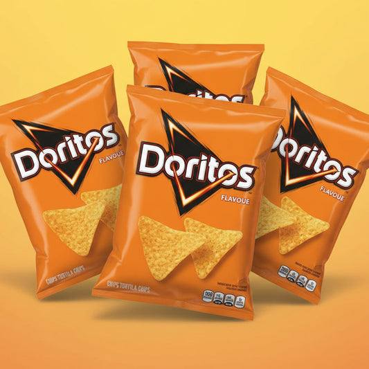 24 Pack Doritos Zesty Cheese Chips 45g Each Snacks/Chips Doritos ,Trending Products