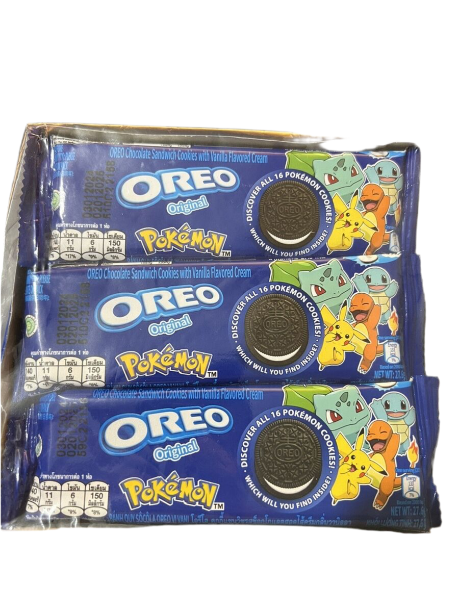 Oreo Pokémon original full box 27g X 12 (Best Before Past)