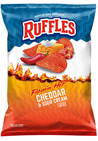 Thumbnail for Ruffles Flamin' Hot Cheddar & Sour Cream