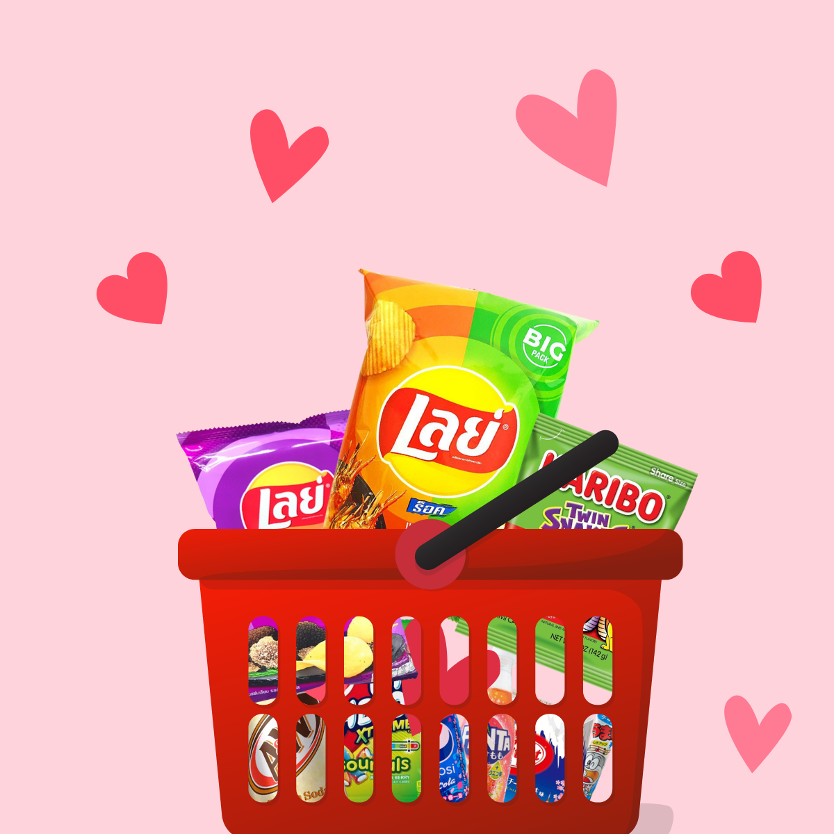 Happy Valentine's Snack Box