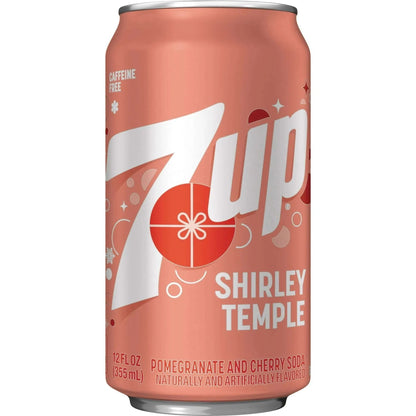 6 Pack 7UP Shirley Temple Limited Edition Ultra Rare Soda Pop 7up, TSAED, trending products, cases, 12 Pack