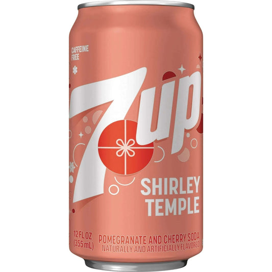 6 Pack 7UP Shirley Temple Limited Edition Ultra Rare - Soda Pop from 7up, TSAED, trending products, cases, 12 Pack