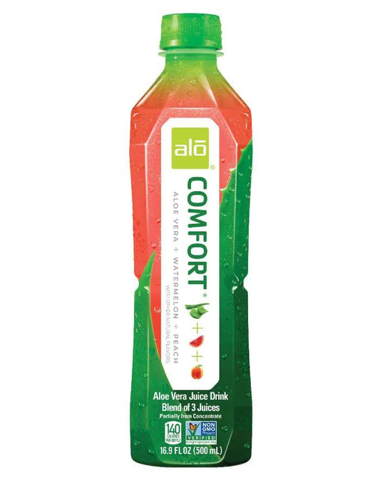Comfort Aloe Vera Juice Drink 12 Bottles Soda Pop (not for Sale) Aloe Vera, 12 Pack, Cases