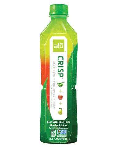 Crisp Aloe Vera Juice Drink 12 Bottles Soda Pop (not for Sale) Aloe Vera, 12 Pack, Cases