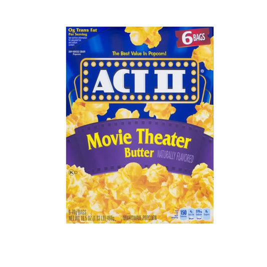 Act 2 Movie Theater Butter Popcorn (468g) Snacks/Chips (not for sale) Act 2, trending products