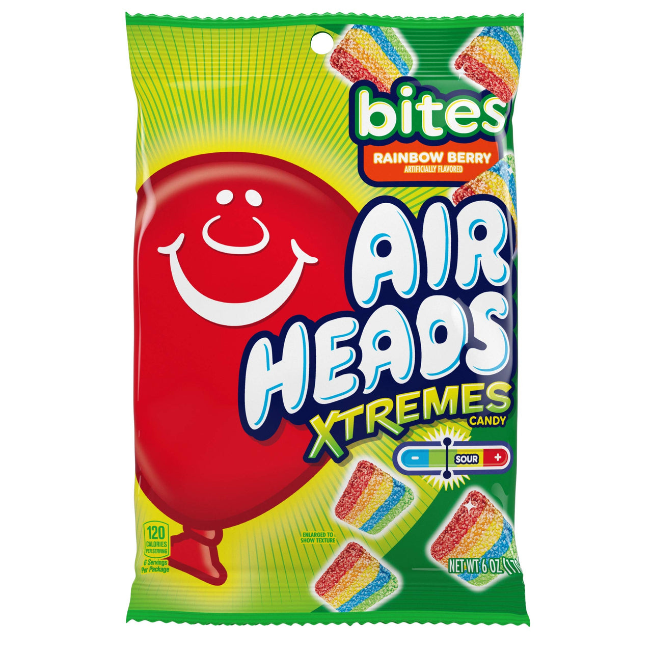 Air Heads Xtreme Bites Rainbow Berry