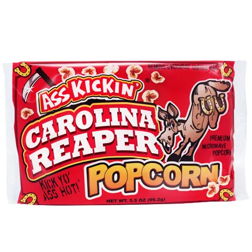 Ass Kickin' Microwave Popcorn Carolina Reaper 99.2g Snacks/Chips Ass Kickin, TSARC, TSASN&CH, Trending