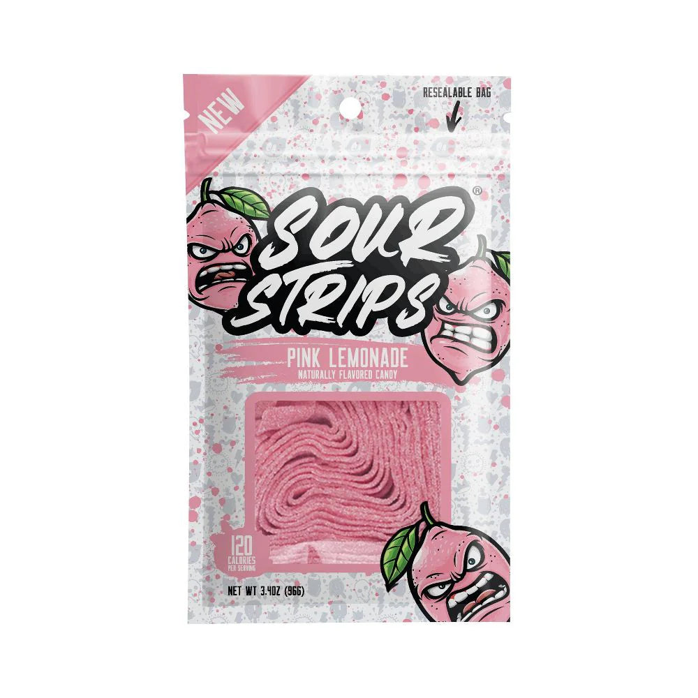 Sour Strips Pink Lemonade Tiktok Viral Candy