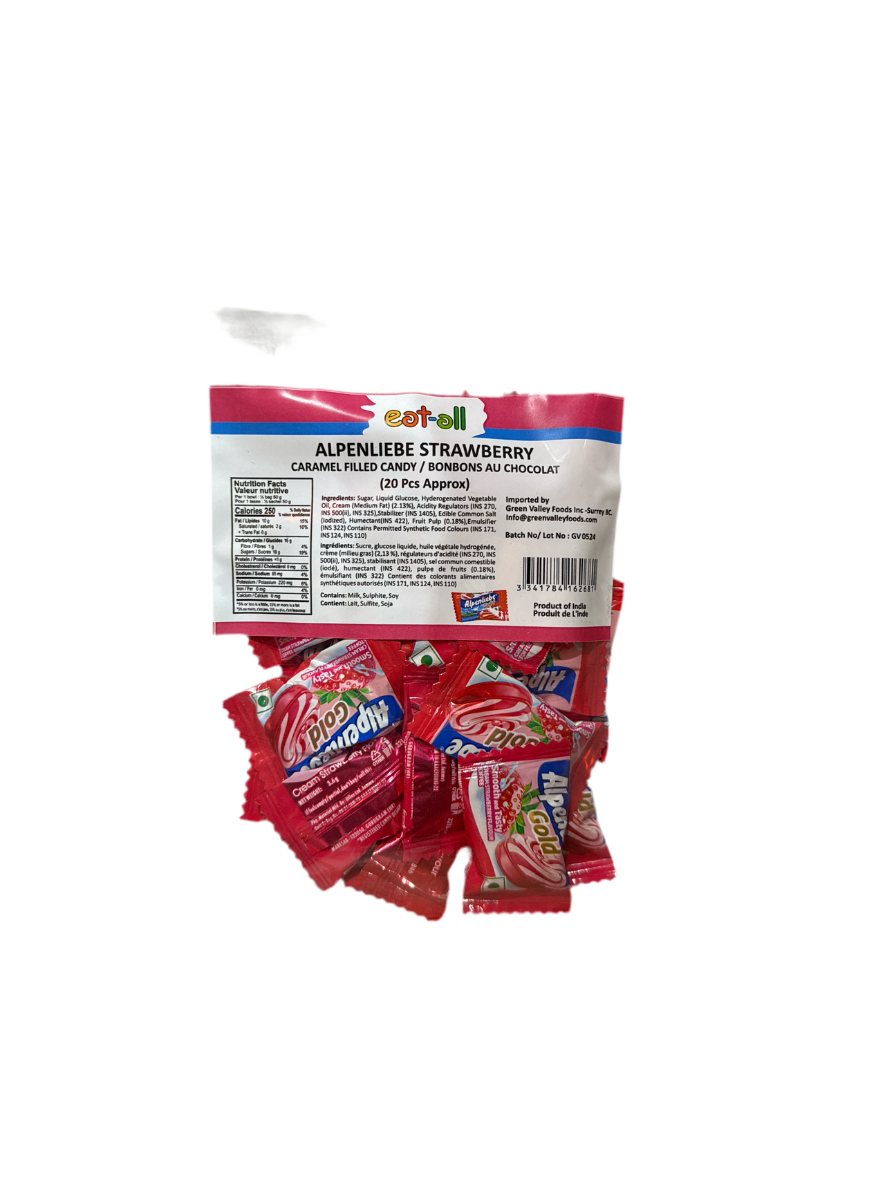 Alpenliebe Strawberry Flavor (20 pcs)