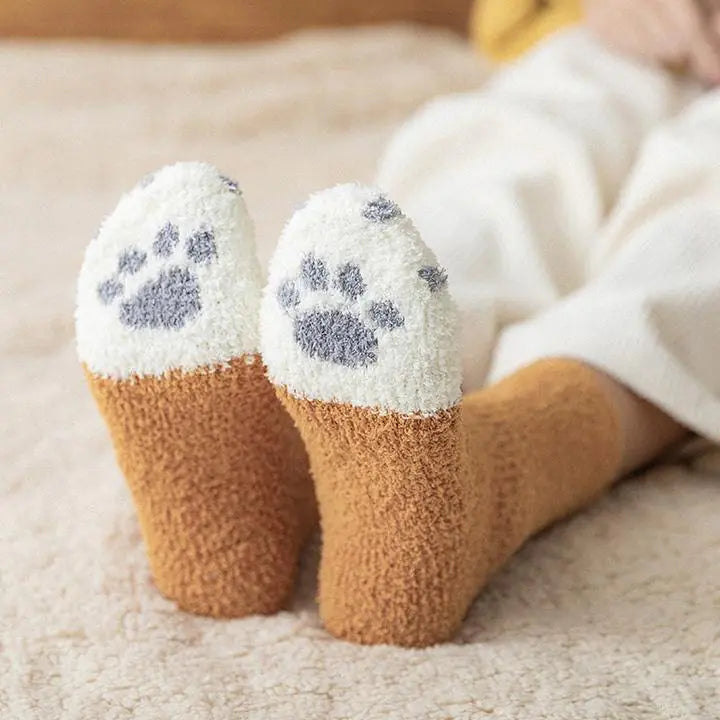 Cat Paws Print Socks