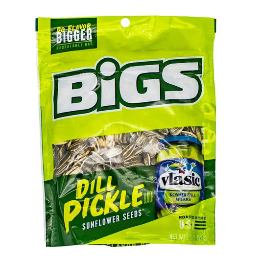 Bigs Dill Pickle Flavour Sunflower Seeds (152g) - Sunflower Seeds (not for sale) from Bigs, TSASN&CH