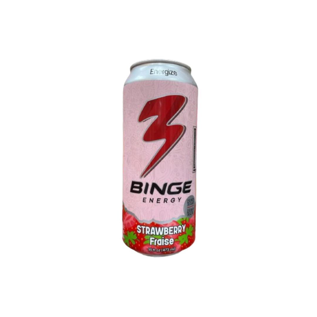 Binge Energy Strawberry (473ml)